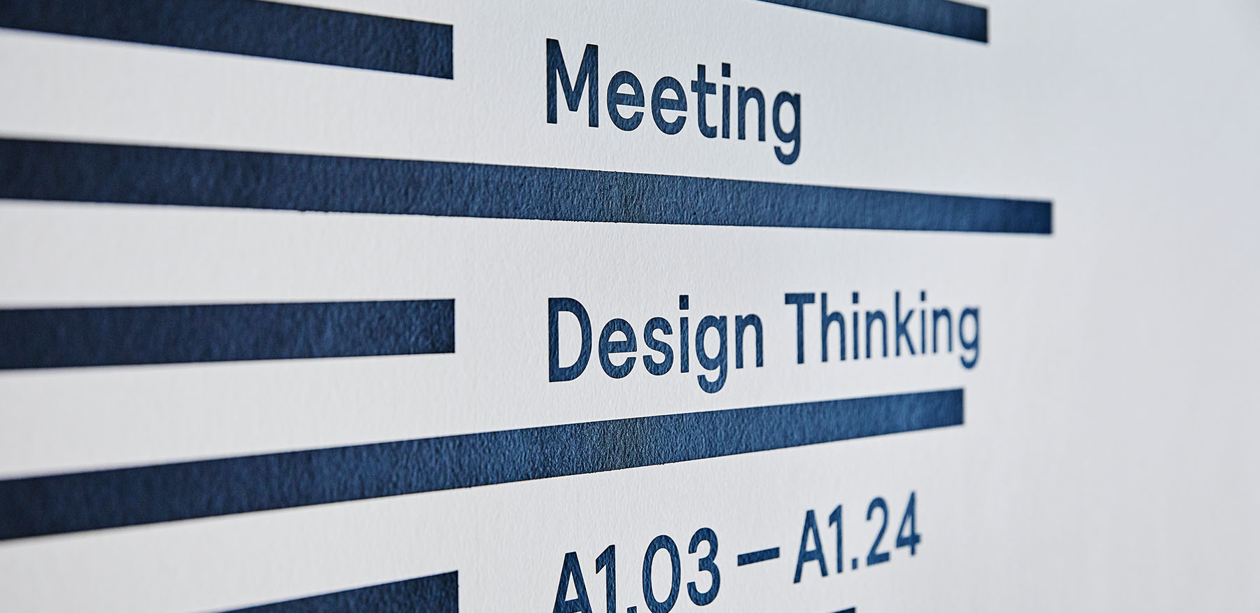 Türschild 'Design Thinking Raum'