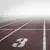 Eine Laufstrecke im Nebel