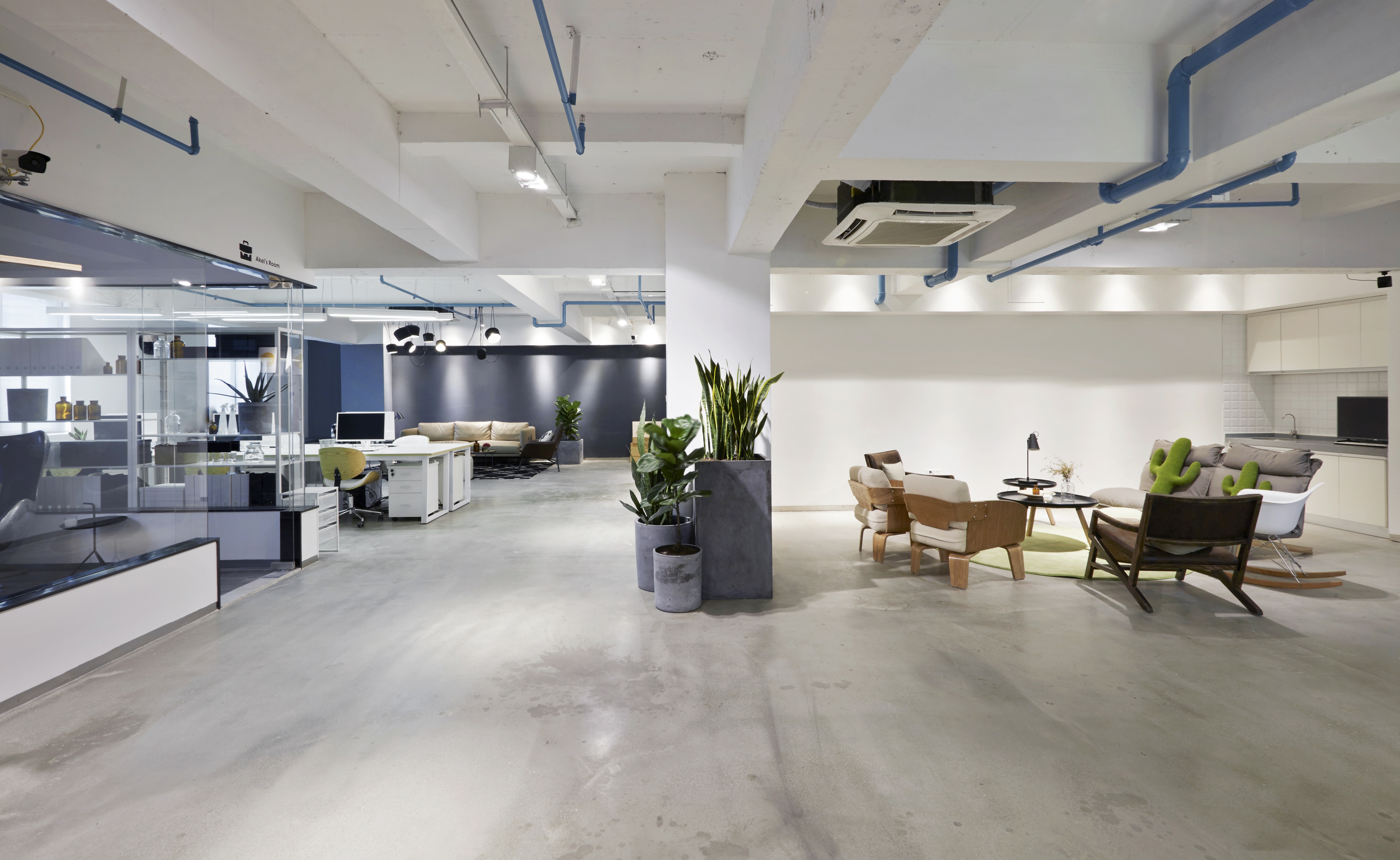 Blick in modernes Büro